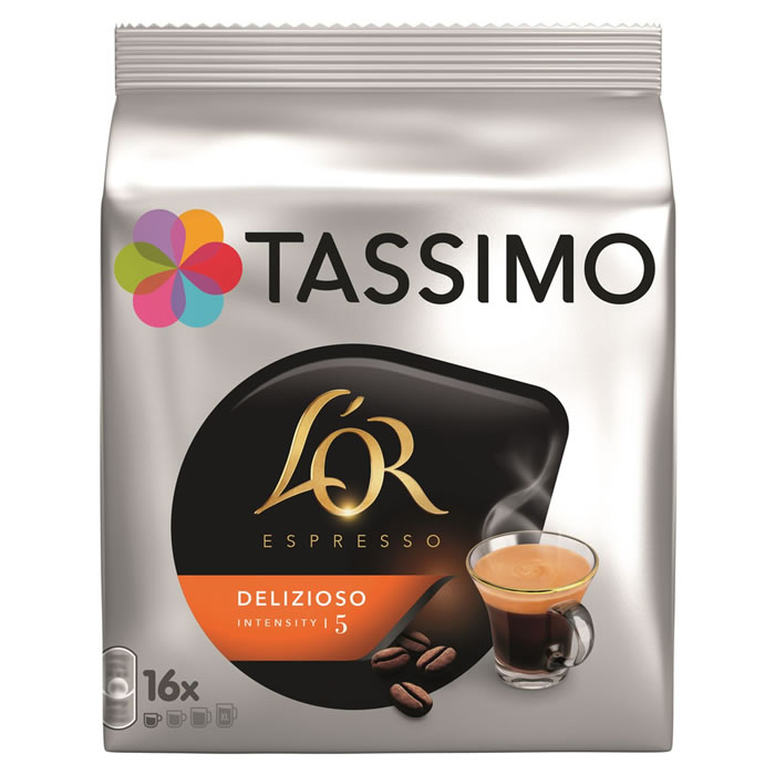 TASSIMO L’Or – Dosettes de café espresso delizioso N°5 (16 dosettes)