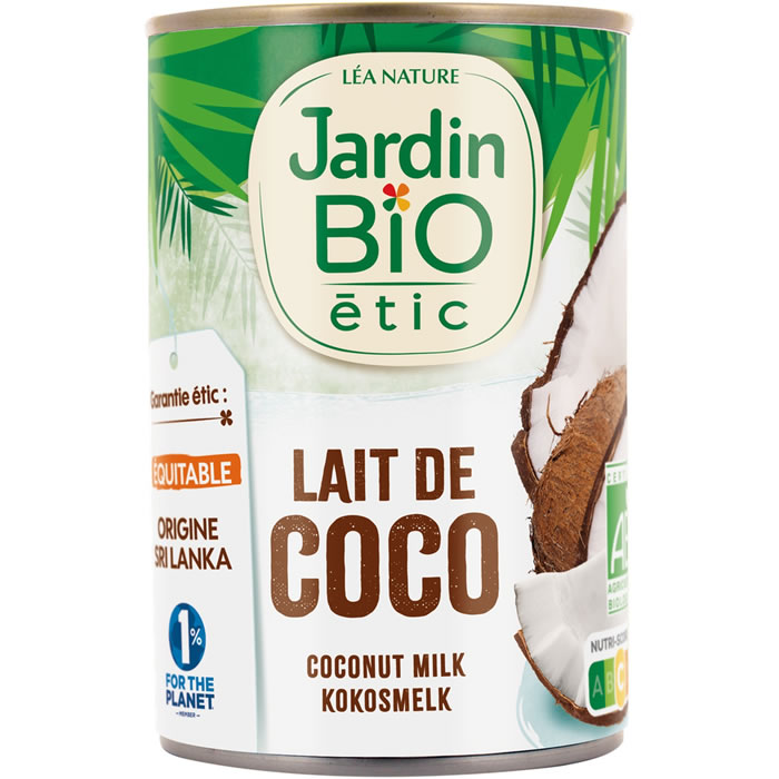 JARDIN BIO Étic – Lait de coco bio – 40 cl