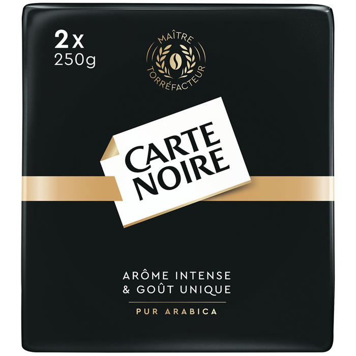 CARTE NOIRE N°7 – Café moulu intense pur arabica 2x250g
