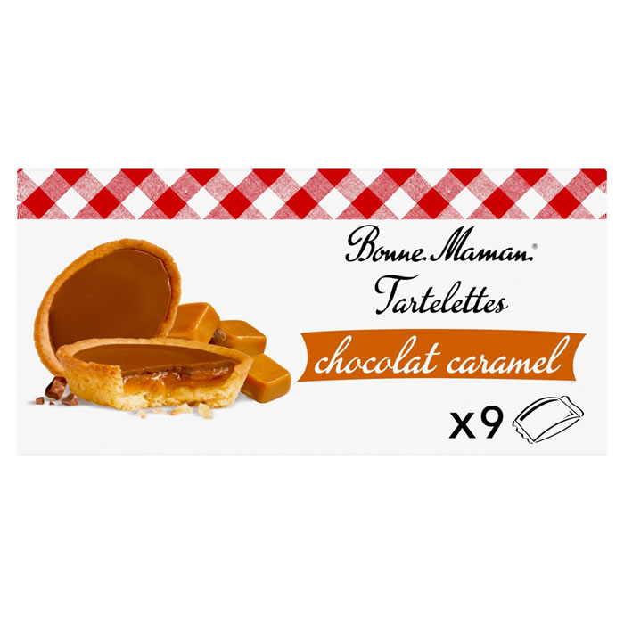 BONNE MAMAN – Tartelettes chocolat caramel 135g