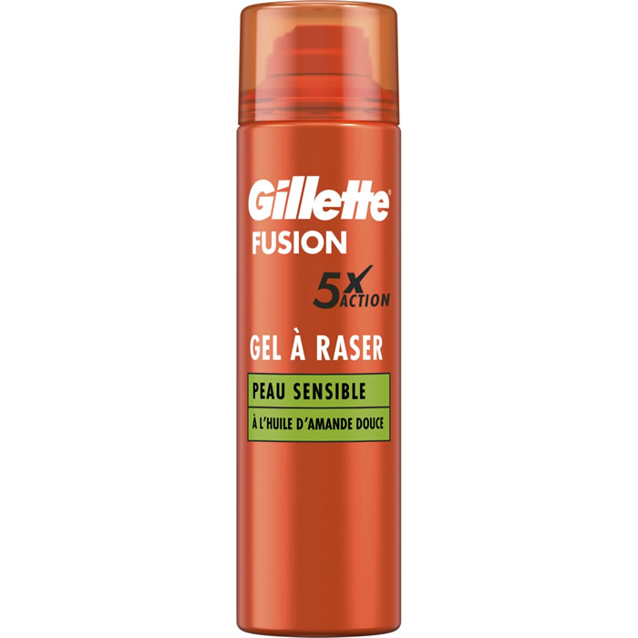 GILLETTE Fusion – Gel Ã  raser 200 ml