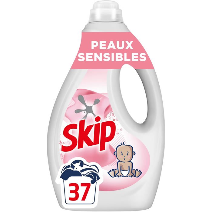 SKIP – Lessive liquide pour peaux sensibles 1,6L