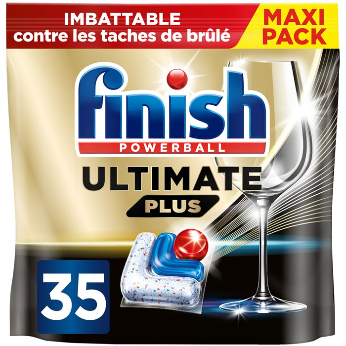 FINISH Powerball Ultimate Plus Tablettes lave-vaisselle tout en 1 35 tablettes