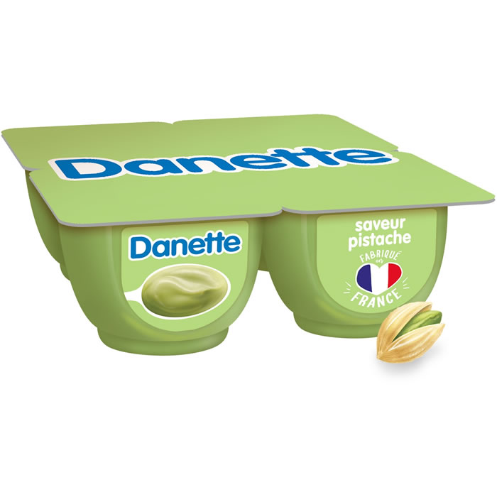 DANETTE – Crème dessert à la pistache 4 x 125g