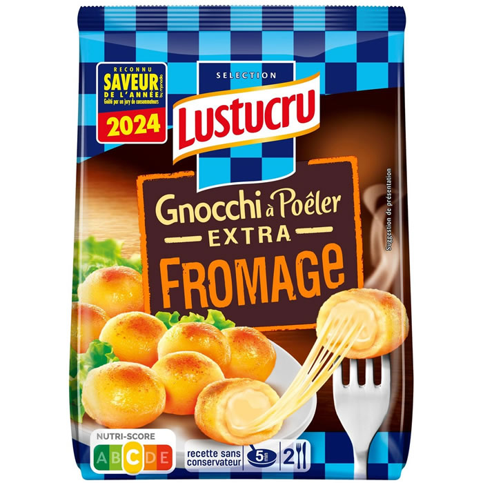 LUSTUCRU – Gnocchi à poêler fourré au fromage 300g