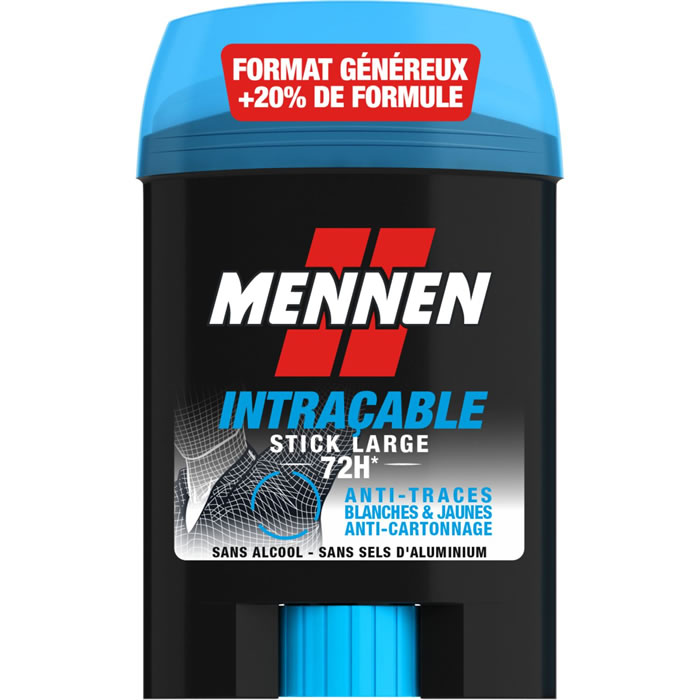MENNEN Intraçable – Déodorant stick homme anti-traces 72h 60 ml