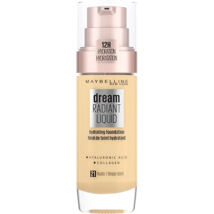 GEMEY MAYBELLINE Dream satin liquid – Fond de teint fluide 21 beige doré 30 ml