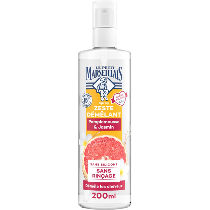 LE PETIT MARSEILLAIS – Démêlant spray au pamplemousse et jasmin sans rinçage 200 ml
