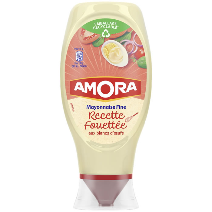 AMORA – Mayonnaise fouettée – 398g