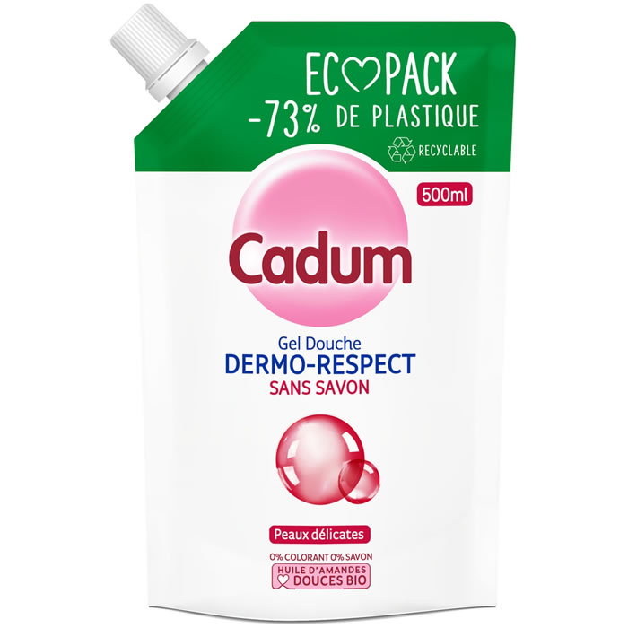 CADUM Dermo-Respect – Recharge gel douche sans savon 500 ml
