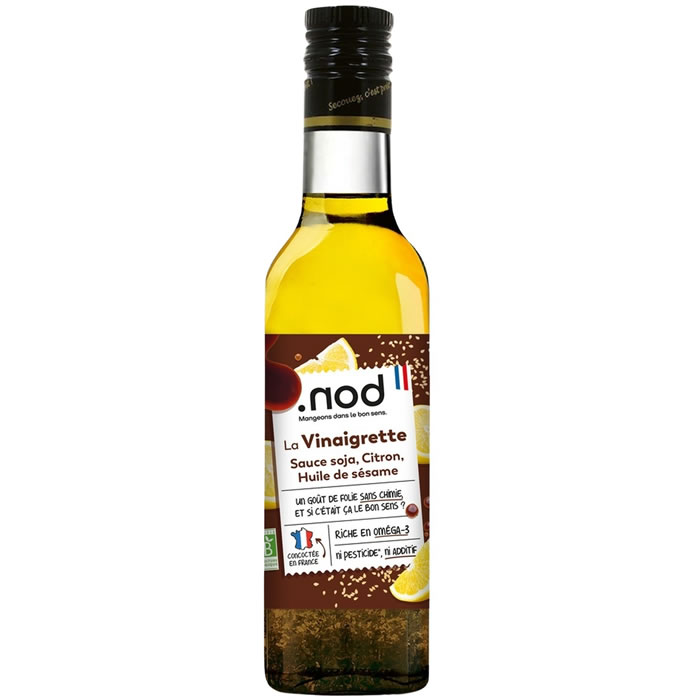 .NOD – Vinaigrette au tamari, huile de sésame toastée et citron bio – 24 cl