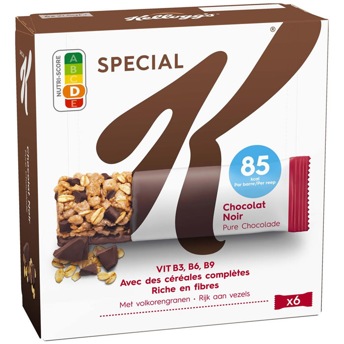KELLOGG’S Spécial K Barres céréalières au chocolat noir