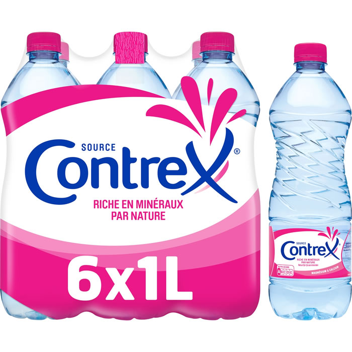 CONTREX – Eau minérale naturelle 6 x 1 L