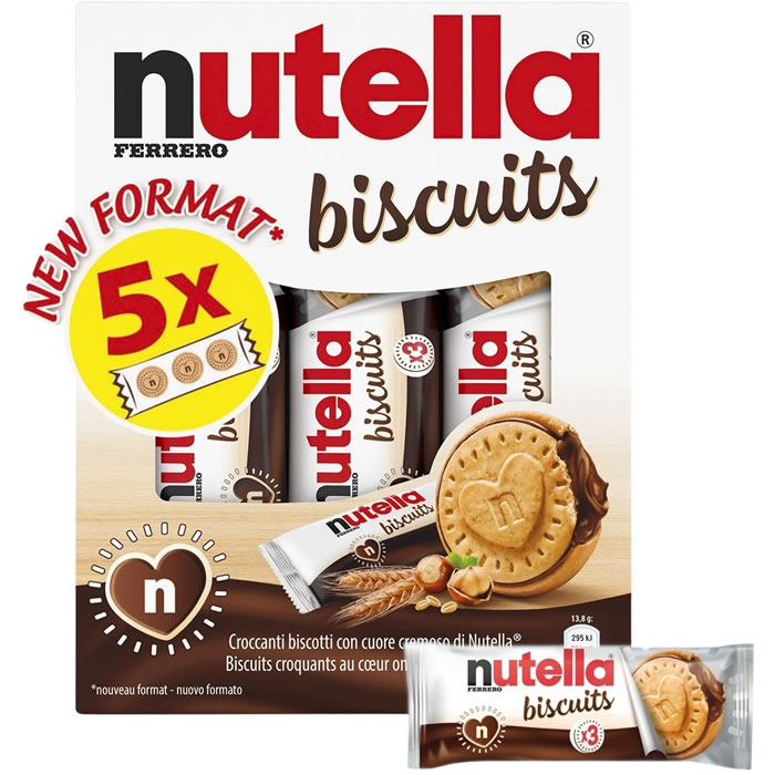 NUTELLA – Biscuits fourrés au Nutella 207 g