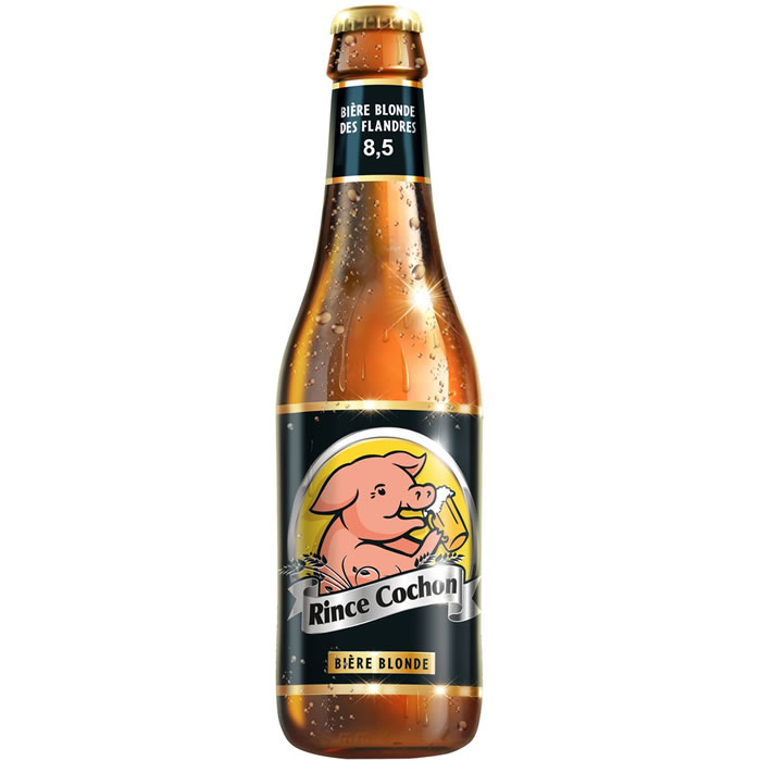 RINCE COCHON – Bière blonde Belge 33 cl