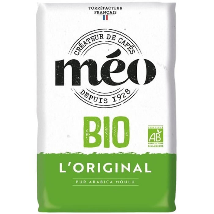 MEO L’Original – Café moulu pur arabica bio 500g