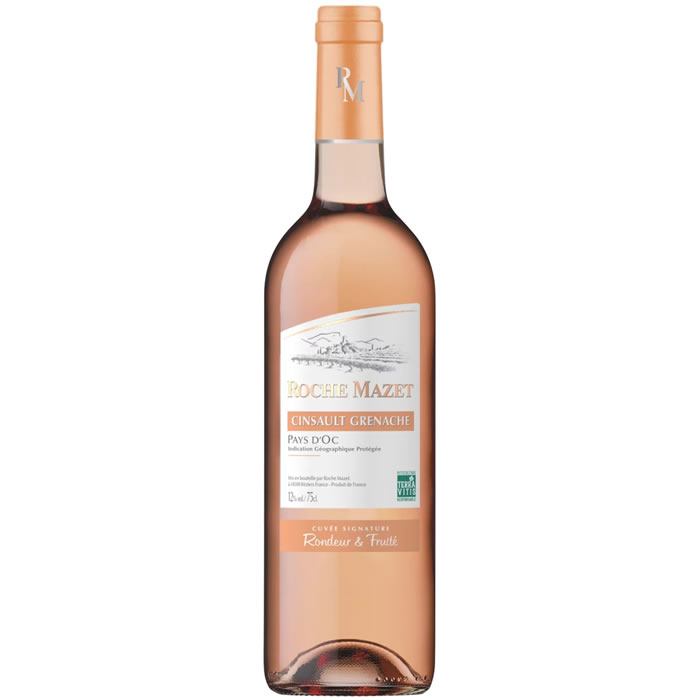 Roche Mazet – Vin rosé IGP Pays d’Oc Grenache Cinsault 75 cl