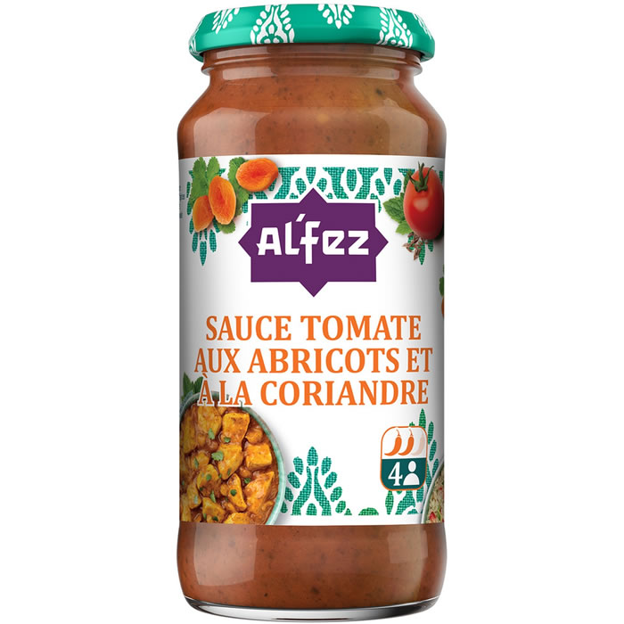 ALFEZ – Sauce tomate aux abricots et coriandre – 450g