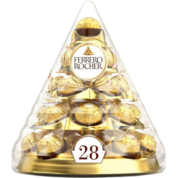 FERRERO ROCHER – Bouchées au chocolat au lait et noisettes 350g