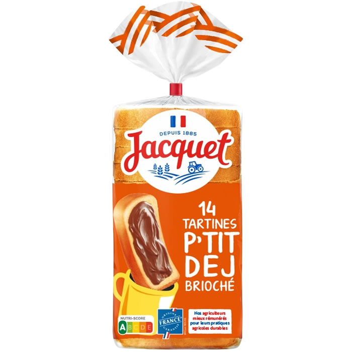 JACQUET P’tit Dej – Pain de mie brioché 410 g