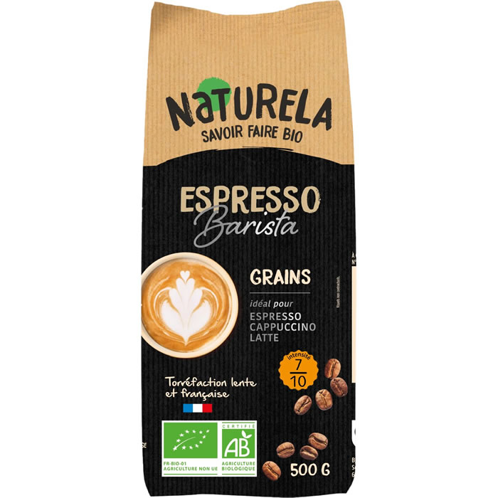 NATURELA Barista – Café en grain N°7 bio 500 g