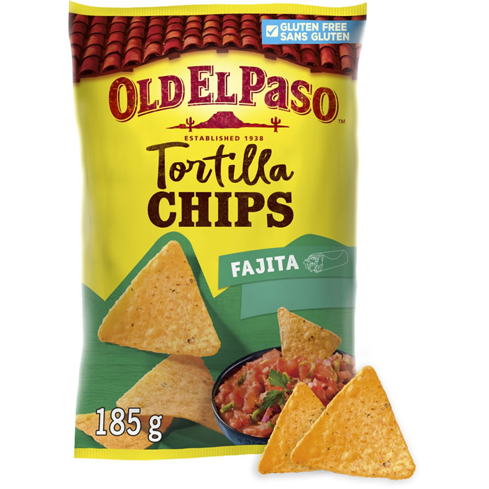 OLD EL PASO Tortilla Chips Fajita 185g