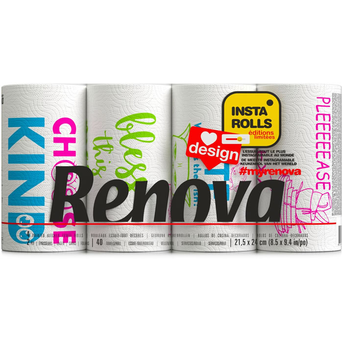RENOVA Essuie-tout 4 rouleaux