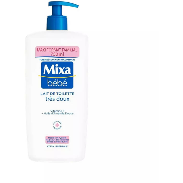 MIXA Bébé – Lait de toilette très doux 750 ml