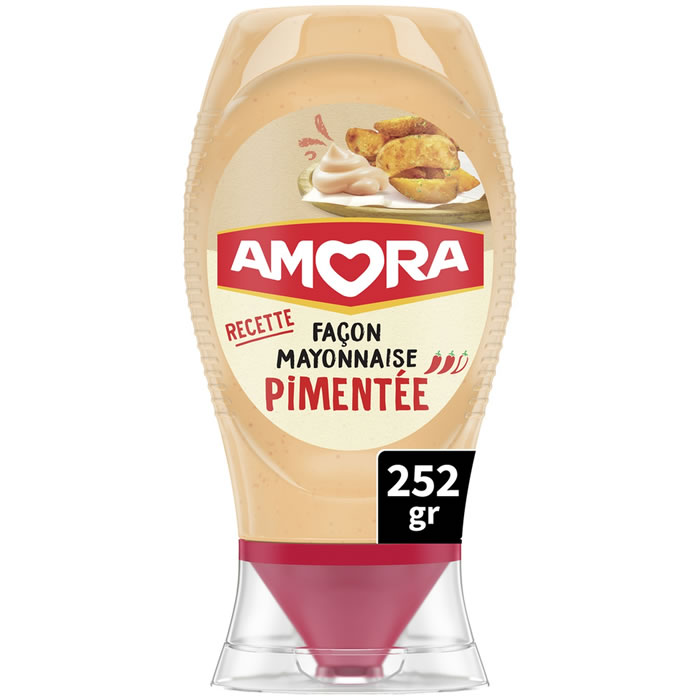 AMORA – Sauce pimentée façon mayonnaise – 286g