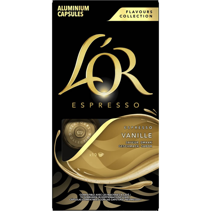 L’OR – Capsules de café vanille 10 capsules
