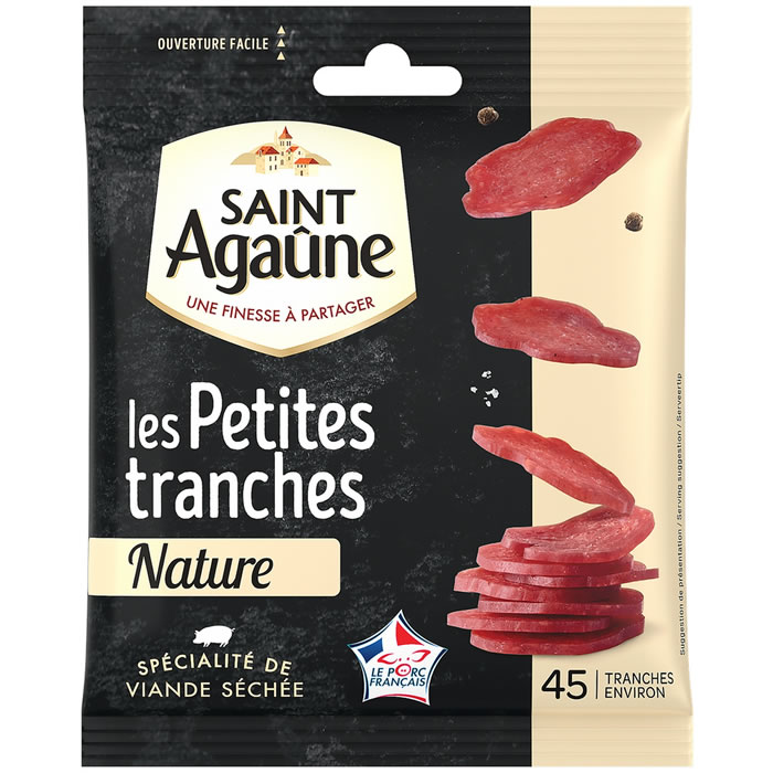 SAINT AGAUNE Spécialité de viande séchée nature en tranche