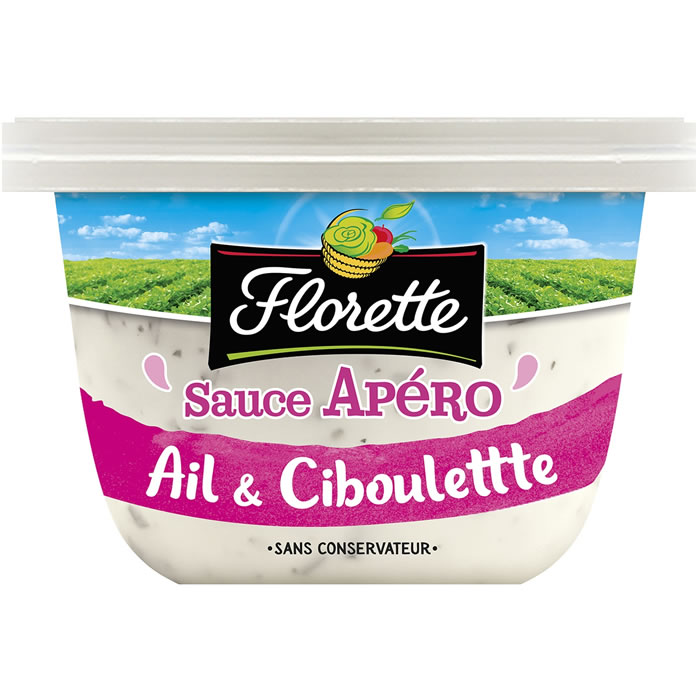 Florette – Sauce à l’ail, ciboulette et fromage frais 175 g