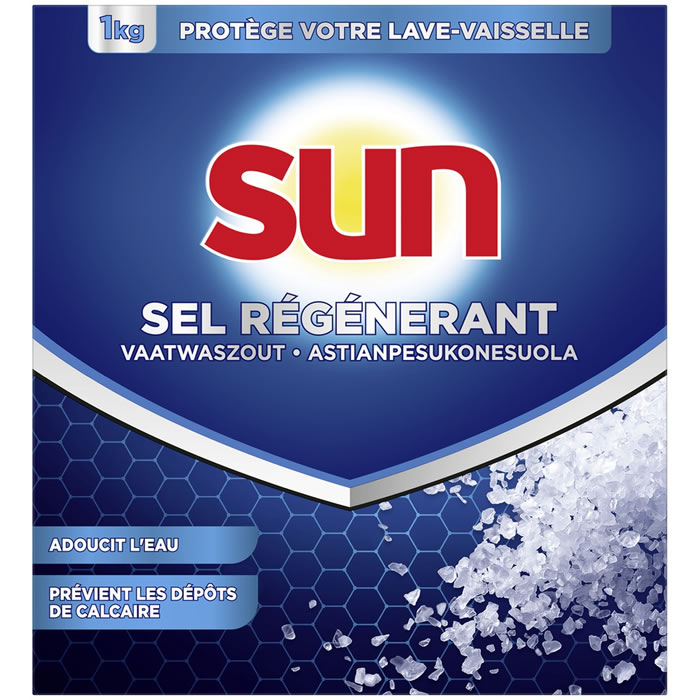SUN Sel régénérant lave-vaisselle 1 kg