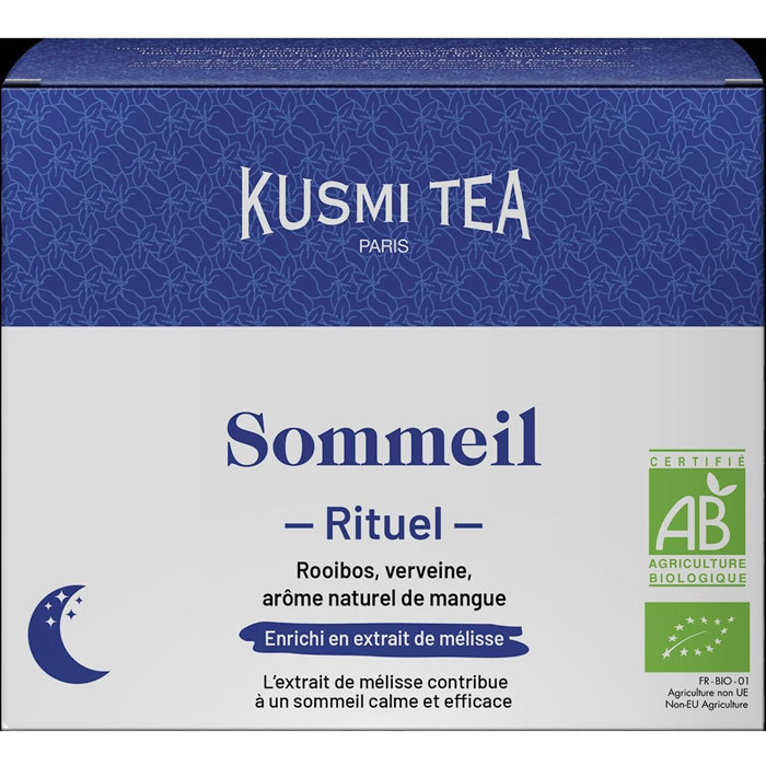 KUSMI TEA – Tisane rooibos verveine mangue bio (36g)