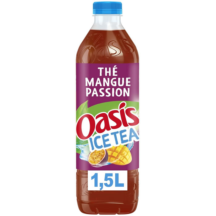 OASIS Ice Tea – Thé glacé aromatisé à la mangue 1,5 L