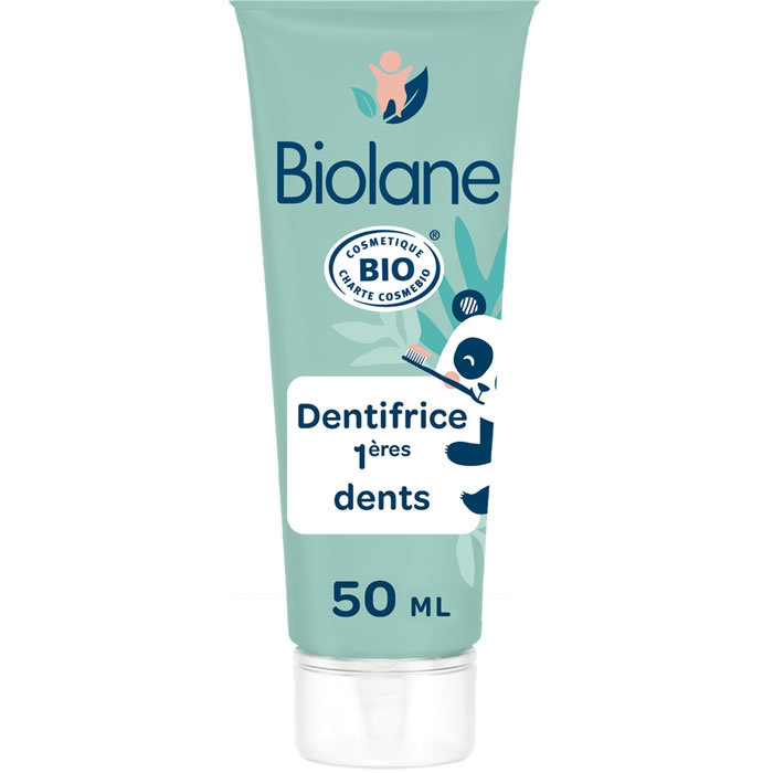 BIOLANE Dentifrice enfant à la fraise (0-3 ans) bio 50 ml