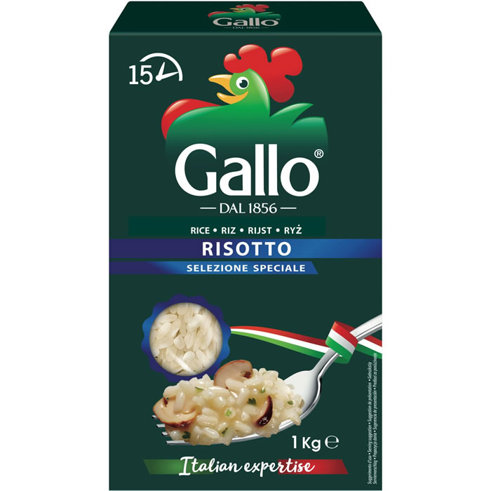 RISO GALLO – Riz pour risotto 1kg