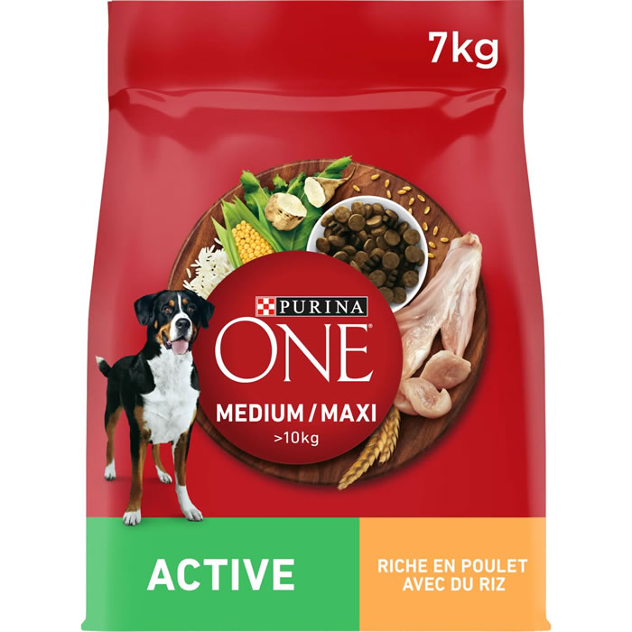 PURINA ONE Croquettes pour chien adulte au poulet