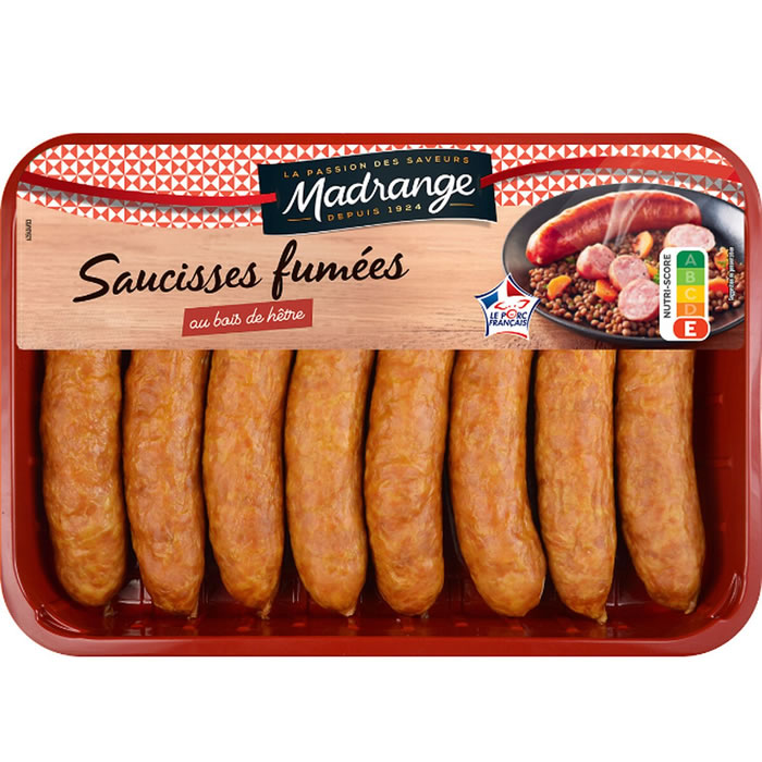 MADRANGE – Saucisses fumées 720 g