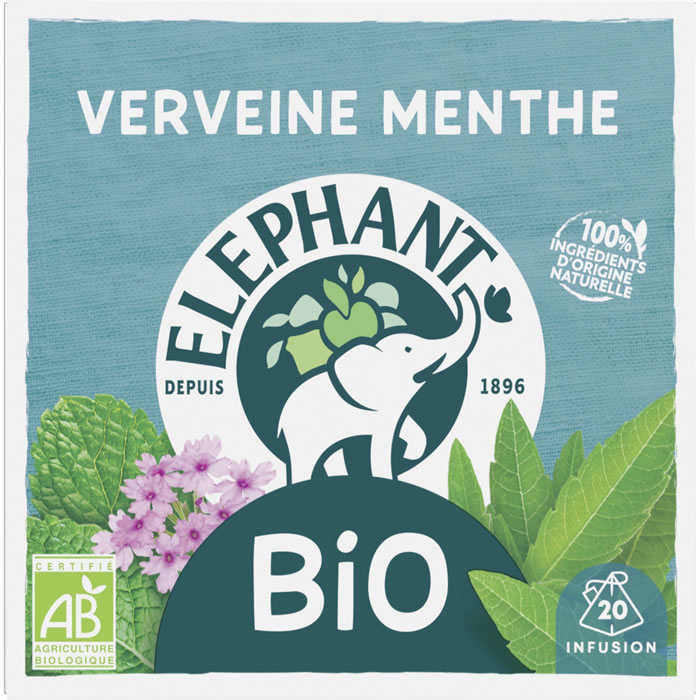 ELEPHANT Infusion verveine menthe bio (26g)