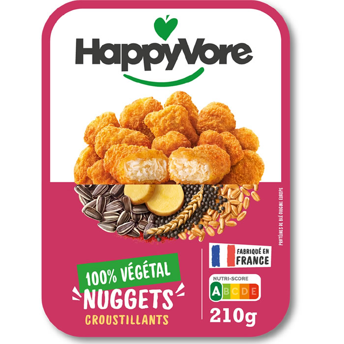HAPPYVORE – Nuggets végétaux 210g