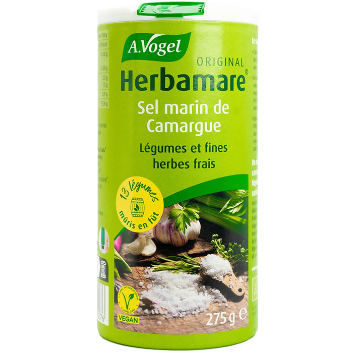 HERBAMARE Sel marin aux plantes et légumes frais bio 275g