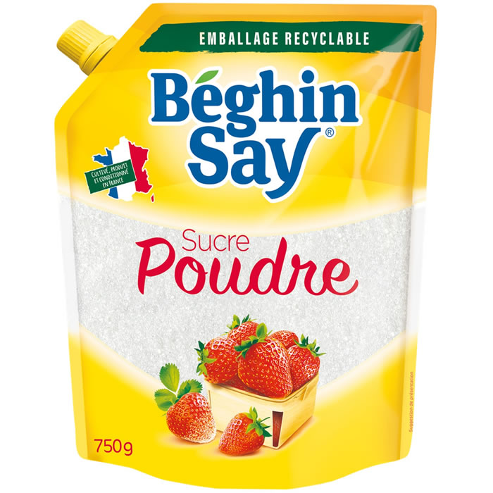 BEGHIN SAY – Sucre en poudre 750 g