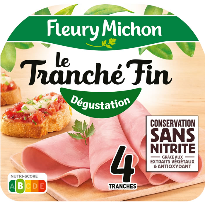 FLEURY MICHON – Le Tranché Fin Dégustation – Jambon sans nitrite (120 g)
