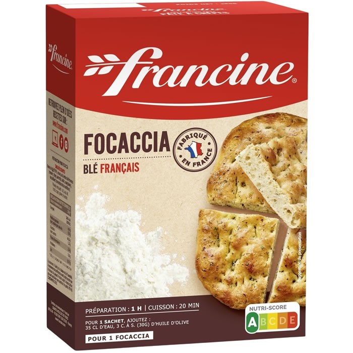 FRANCINE – Préparation pour focaccia de blé 510 g