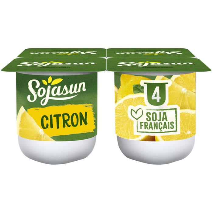 SOJASUN Fruits Mixés – Dessert végétal au soja et citron