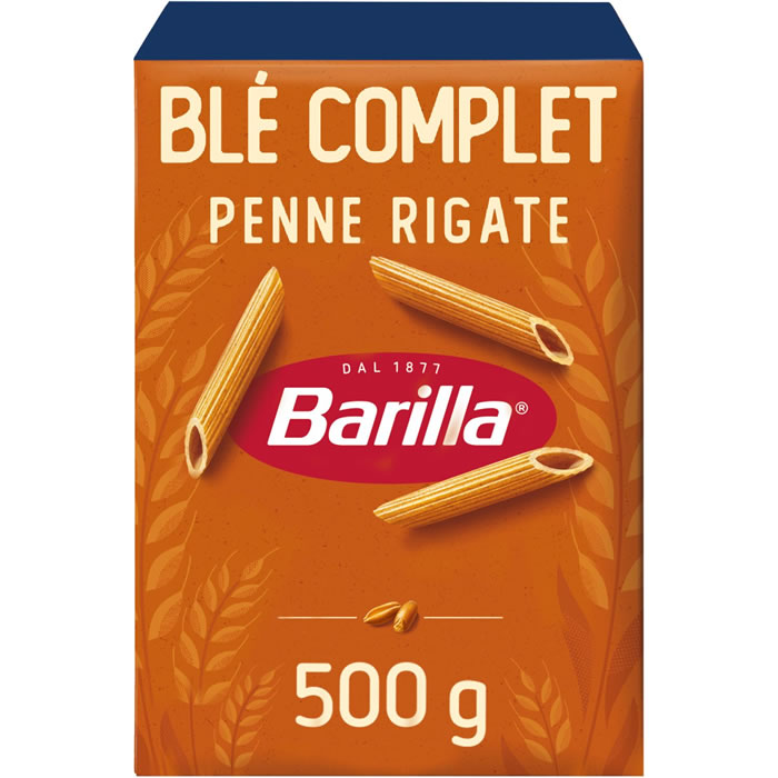 BARILLA Intégrale – Penne rigate au blé complet 500g