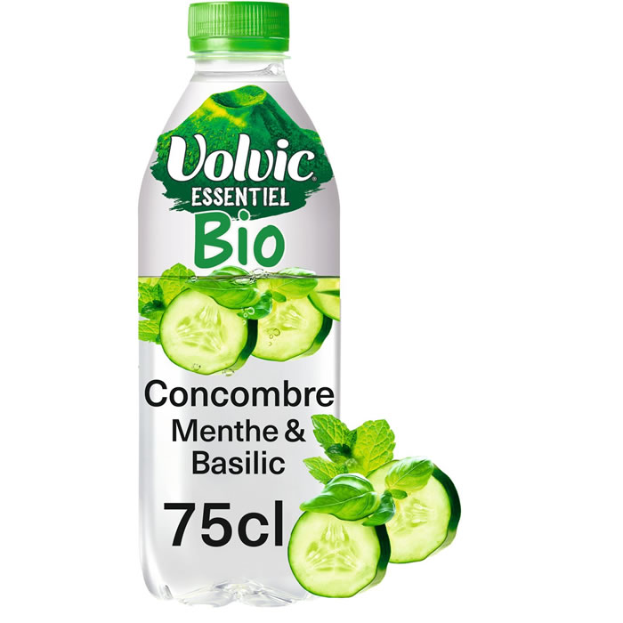 VOLVIC – Essentiel Bio Concombre, Menthe & Basilic 75 cl