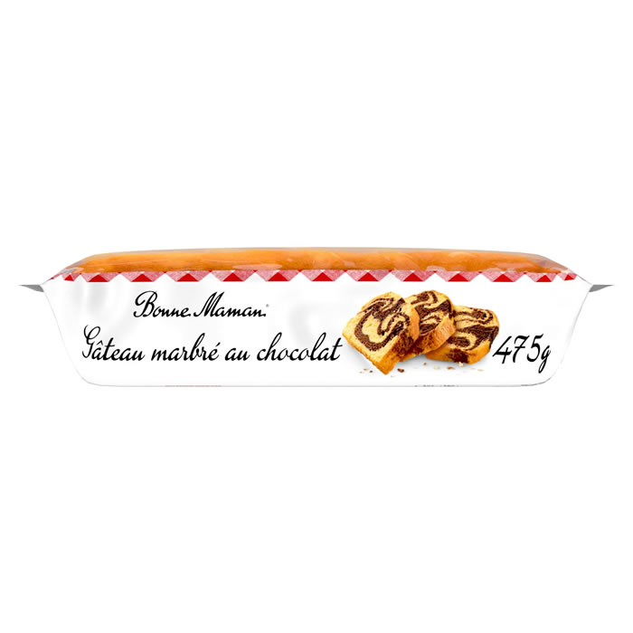 BONNE MAMAN – Gâteau marbré au chocolat 475g