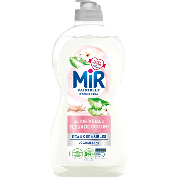 MIR Liquide vaisselle à l’aloe vera 450 ml